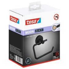 tesa WC-Papierrollenhalter MOON BLACK schwarz