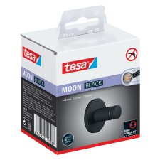tesa Handtuchhaken MOON BLACK schwarz