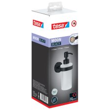 tesa Seifenspender MOON BLACK satiniertes Glas schwarz