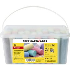 EBERHARD FABER Straßenmalkreide 50er Kunststoffeimer