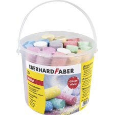 EBERHARD FABER Straßenmalkreide Glitzer 20er...