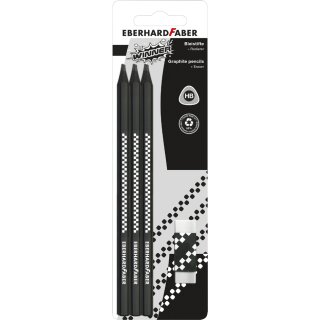 EBERHARD FABER Bleistift-Set WINNER HB schwarz 7-teilig