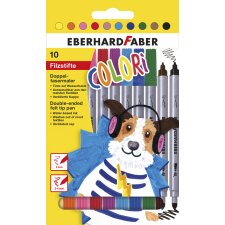 EBERHARD FABER Doppelfasermaler COLORI 10er Kartonetui