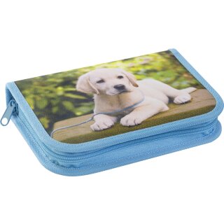 EBERHARD FABER Schüleretui Hund 42-teilig blau