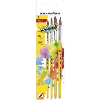 EBERHARD FABER Haarpinsel-Set WINNER 4-teilig