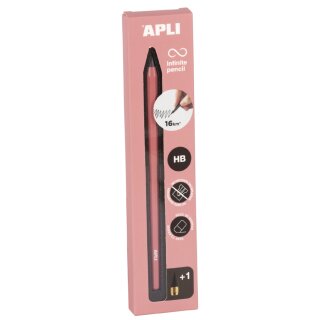 APLI Ewiger Bleistift Infinity rosa