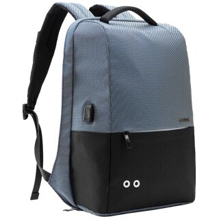 BESTLIFE Travelsafe Notebook-Rucksack NEOTON 2.0 blau / anthrazit