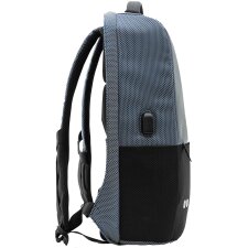 BESTLIFE Travelsafe Notebook-Rucksack NEOTON 2.0 blau / anthrazit