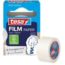 tesa Film PAPER transparent 19 mm x 10 m