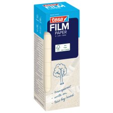 tesa Film PAPER transparent 19 mm x 33 m Office Box 8 Rollen