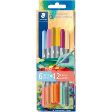 STAEDTLER Doppelfasermaler Edition 2 6er Kartonetui