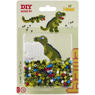 Hama Bügelperlen midi "Dinosaurier" Blister