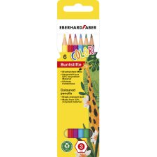 EBERHARD FABER Hexagonal-Buntstift COLORI 6er Kartonetui