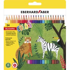 EBERHARD FABER Hexagonal-Buntstift COLORI 24er Kartonetui