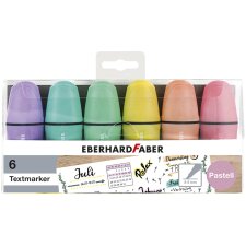 EBERHARD FABER Textmarker Mini Pastell 6er Etui