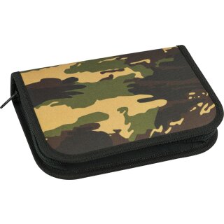 EBERHARD FABER Schüleretui Camouflage grün 32-teilig