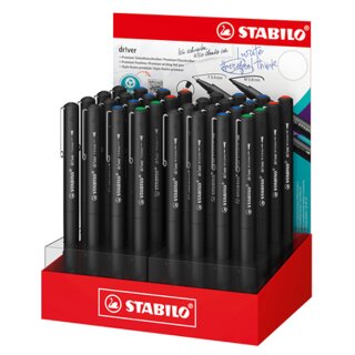 STABILO Fineliner dr!ver 32er Display