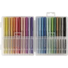 EBERHARD FABER Glitter-Fasermaler 24er Kunststoffbox