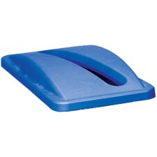 Rubbermaid Deckel Slim Jim für Papier blau