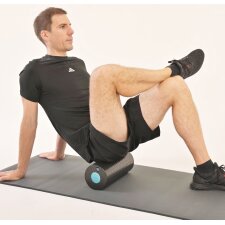 SCHILDKRÖT 2in1 Massagerolle schwarz / blau