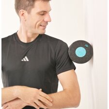 SCHILDKRÖT 2in1 Massagerolle schwarz / blau