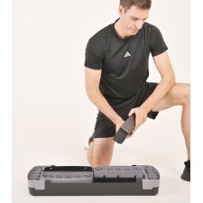 SCHILDKRÖT Fitness Stepper schwarz / grau