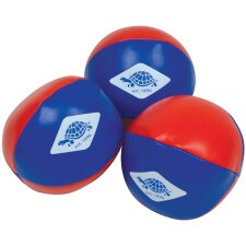 SCHILDKRÖT Jonglierbälle 3er Set rot / blau