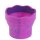 FABER-CASTELL Wasserbecher CLIC & GO pink marmoriert
