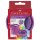 FABER-CASTELL Wasserbecher CLIC & GO pink marmoriert