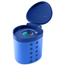 FABER-CASTELL Spitzdose Grippy blau
