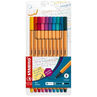 STABILO Fineliner point 88 10er Kartonetui