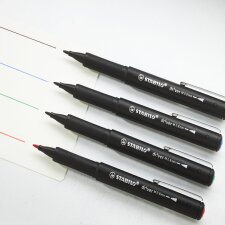 STABILO Fineliner dr!ver medium 4er Kartonetui