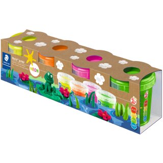 STAEDTLER Spielknete-Set Noris junior 4 Neonfarben