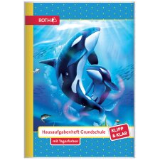 ROTH Hausaufgabenheft Klipp & Klar "Orcas"...