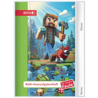 ROTH Hausaufgabenheft Kids für clevere Faule "Block Game" DIN A5