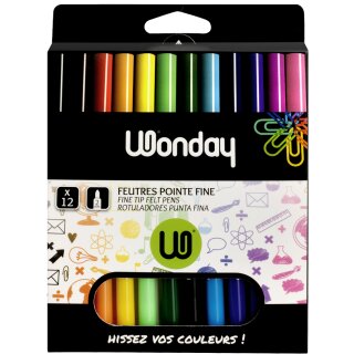 Wonday Fasermaler MINO 12er Kartonetui