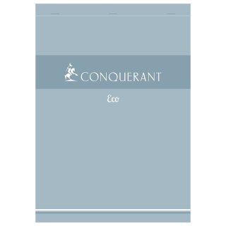 CONQUERANT SEPT Notizblock Eco Maße: (B)210 x (H)297 mm kariert 100 Blatt