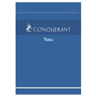 CONQUERANT SEPT Notizblock Notes kariert 105 x 148 mm 100 Blatt