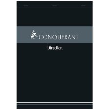 CONQUERANT SEPT Notizblock Direction mit Klammerheftung...
