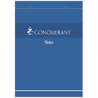 CONQUERANT SEPT Notizblock Notes kariert DIN A5 100 Blatt
