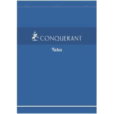 CONQUERANT SEPT Notizblock Notes kariert DIN A4 100 Blatt