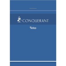 CONQUERANT SEPT Notizblock Notes kariert 74 x 105 mm 100...