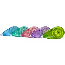 PLUS JAPAN Korrekturroller Mini Pastell 5 mm x 6 m...