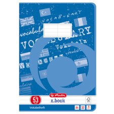 herlitz Vokabelheft x.book DIN A4 2-spaltig 32 Blatt