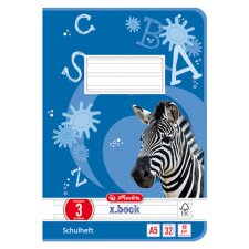 herlitz Schulheft x.book DIN A5 Lineatur 3 / liniert 32...