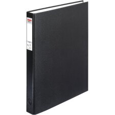 herlitz Ringbuch maX.file protect A4 2-Ring-Mechanik schwarz