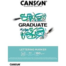 CANSON Studienblock GRADUATE LETTERING MARKER DIN A4...