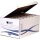 Fellowes BANKERS BOX Basic Archiv-Klappdeckelbox Maxi blau 10 Stück