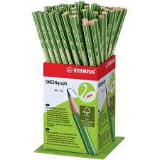 STABILO Bleistift GREENgraph Härtegrad: HB 60er Display