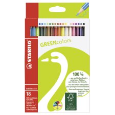STABILO Buntstifte GREENcolors 18er Kartonetui